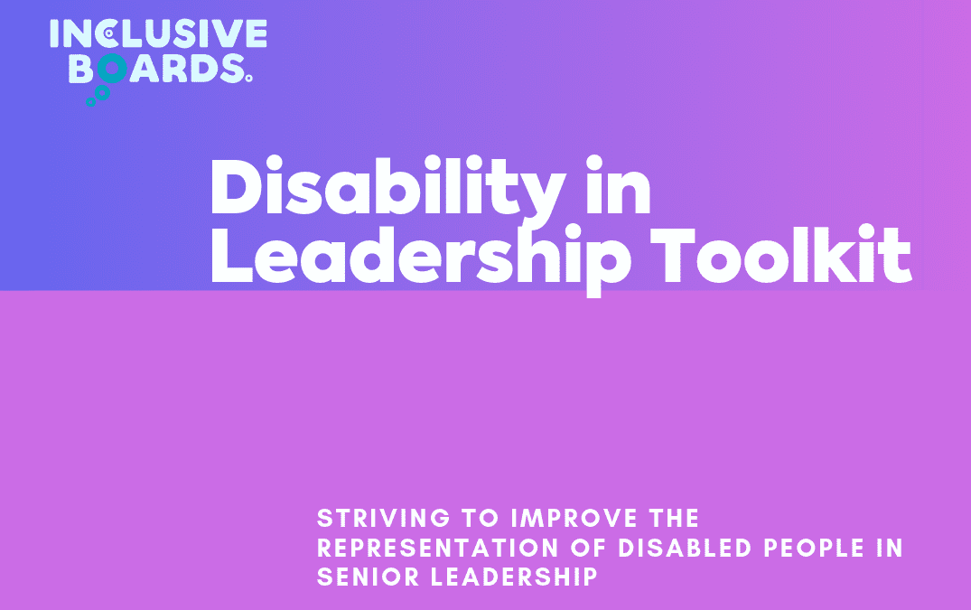 Disability in Leadership Toolkit Launch